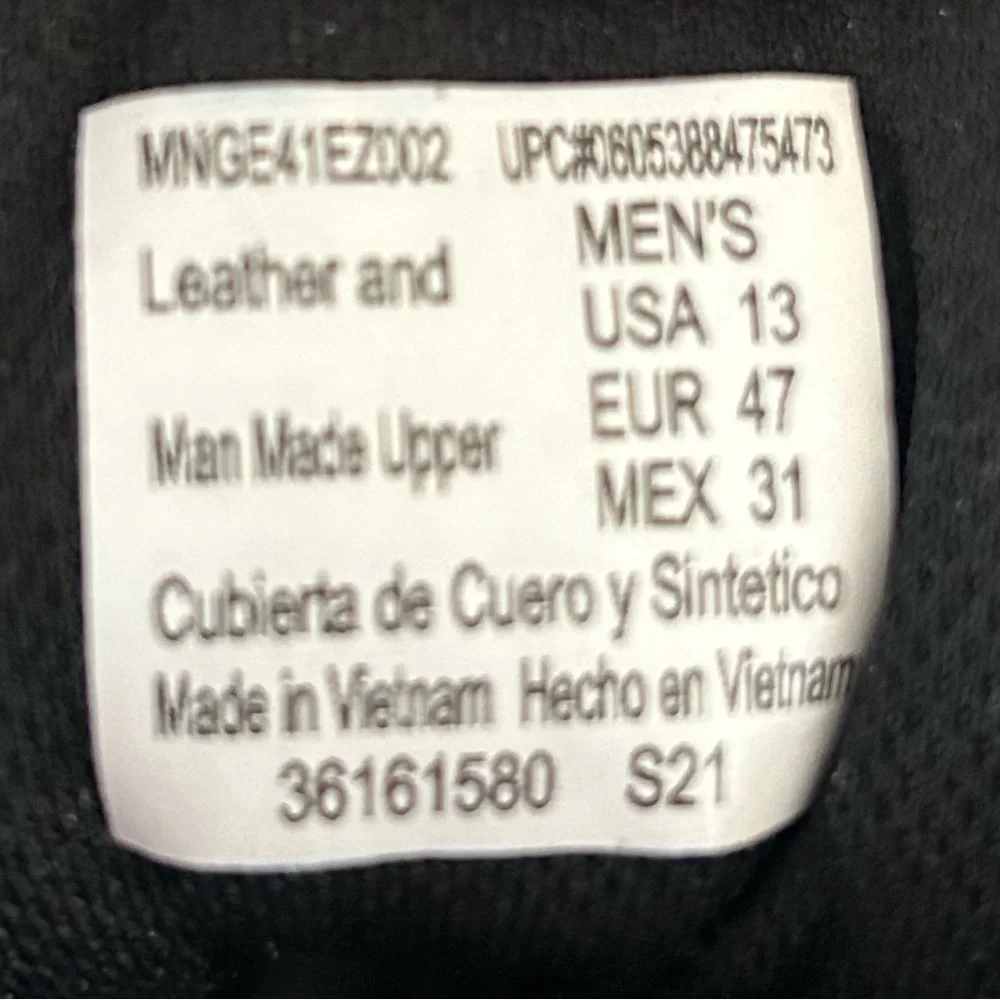 George Men’s Genuine Leather Memory Foam Garret Shoes Size 13